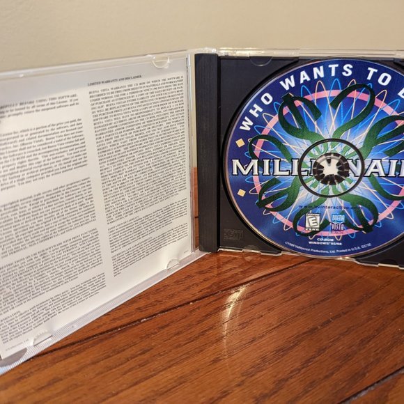 Who Wants to Be a Millionaire CD-ROM Jewel Case (PC, 2000) Regis Philbin - Picture 2 of 3